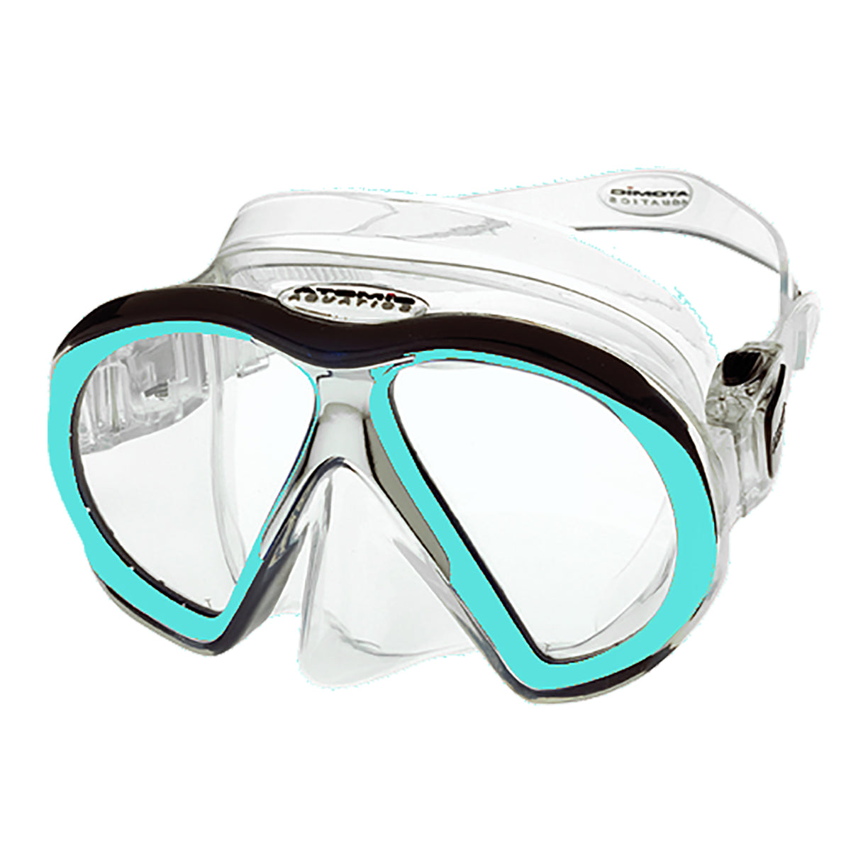 clear and green mask
